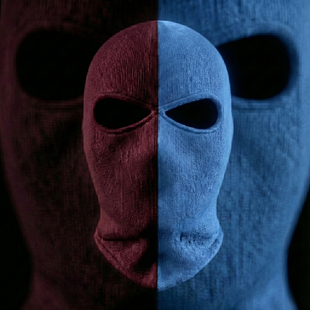 Cult Bordo-Mavi Taraftar Maske