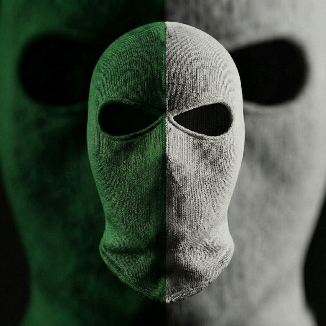Cult Yeşil-Beyaz Taraftar Maske